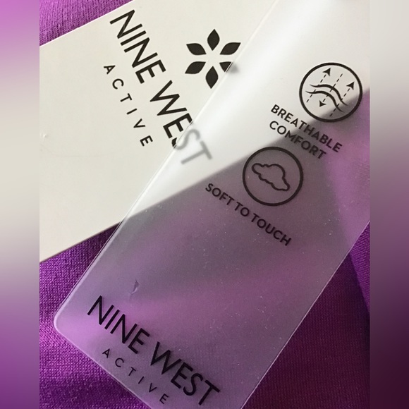 🌷NWT NINE WEST 3X ACTIVE TOP w/THUMBHOLES - Picture 9 of 10